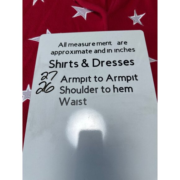 Quaker Factory Womens Short Sleeve Red Stars Stripes Embroidered Cardigan Sz 2X - Picture 8 of 8